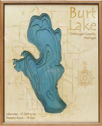 Burt Lake 3d Depth Map Grandpa Shorters Lake Photography