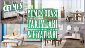 Mutfak sürekli yiyecek ve içecek sirkülasyonun döndüğü bir oda olduğu için seçilen masa ve sandalyelerin kolay. Cetmen Yemek Odasi Takimlari Fiyatlari Youtube
