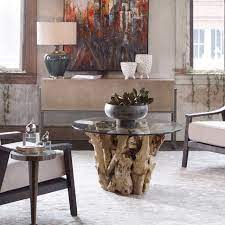See more ideas about rustic coffee tables, coffee table, rustic. Uttermost Driftwood Glass Top Cocktail Table Rustic Coffee Tables By Innovations Designer Home Decor Accent Furniture Houzz