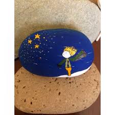 Iyi Geceler Temali Kucuk Prens Tasimiz Stoneart Pebbleart Tasboyama Kucukprens Littleprince Sanat Taslar