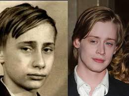 Vladimir putin's parents could hardly have imagined that their beloved son would one day take the helm of their vast country when he was born on 7 october 1952 in leningrad (now st. A Young Vladimir Putin And Macaulay Culkin Bygonely