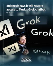 Indonesia, like the Philippines, blocked Elon Musk's Grok over concerns about AI-generated sexual deepfakes but now plans to restore access after X pledged to comply with local laws. | via ANC 24/7 Tap the link in the comment section.