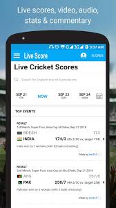 Date time event match details watch; Cricket Live Score For Android Apk Download