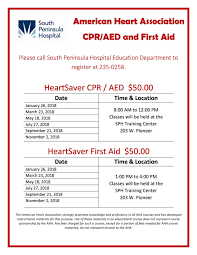 Without touching the victim, let the defibrillator process analyze the. American Heart Association Cpr Aed South Peninsula Hospital