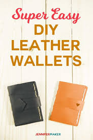 Easy Leather Wallets Great For Gift Cards Jennifer Maker