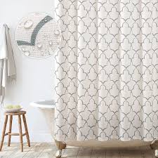 Check spelling or type a new query. Amazon Com Jinchan Fabric Shower Curtain Light Grey Shower Curtains For Bathroom Showers And Bathtubs Set Moroccan Pattern For Hotel Bath Decor Waterproof Curtains With Hooks 70x72 Inch Gray On White Kitchen