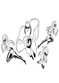 Los Increibles Para Colorear