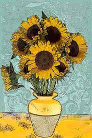 Vincent van gogh's restless spirit and depressive mental state fired his artistic work with great joy and, sadly, equally great despair. Taking In Van Gogh Up Close Sunflower Art Van Gogh Art Van Gogh Sunflowers