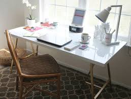Ikea Linnmon Lerberg Trestle Table Spray Paint Table Legs Office Hacks Home Office Furniture Diy Projects Room