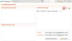 One of the most important and useful features is log or history. Eclipse Git Tutorial