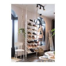 Elvarli Shelf Unit White Width 36 1 8 Min Height 87 1 4 Learn More Ikea Shoe Shelves Shelf Unit Walk In Closet Ikea