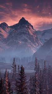 4k Mountain With Trees Iphone X Wallpaper Iphone Android Background Lockscreen Followme Landscape Wallpaper Nature Photography Scenery Wallpaper