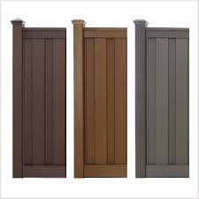 trex composite fence panels come in a variety of rich colors