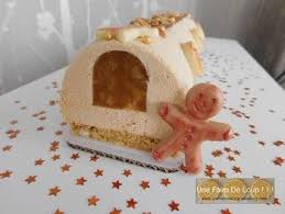 Buche Mousse Caramel Et Son Insert Abricot Pomme Vanille Mousse Caramel Dessert Noel Caramel