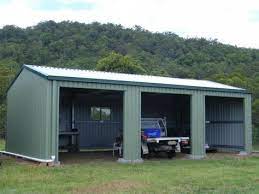 Three 3 Car Garage Triple Garage 3 Bay Shed Shed Outdoor Garden Sheds Shed Plans