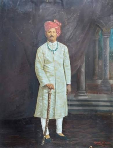 Thakor Saheb of Rajkot H.H Pradyuman Sinhji