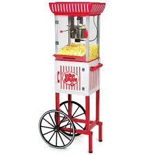 Sprinkle on two tablespoons of nootch (60. Nostalgia Vintage 2 5 Oz Red Popcorn Machine With Cart Ccp399 The Home Depot Popcorn Cart Kettle Popcorn Popcorn Machine