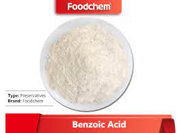 The acid is a preservative and examples of foods that contain high amounts of this salt include sauces and pickles. Benzoic Acid Foodchem International Corporation