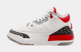 Jordan Air Jordan 3 Retro OG Fire Red Preschool Lifestyle Shoes White Red F  DM0966-160 – Shoe Palace
