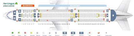 seat map airbus a330 300 aer lingus best seats in plane