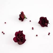 Big 14cm good quality real look silk dahlia best for wreath , wall , center pieces decoration colour burgundy artificial flowers keighley uk sale ( limited stock only). Synthetic Rose Garland Yelena Burgundy 70cm O4cm Fake Flowers