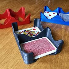 Porte Cartes Ondule Porte Cartes A Jouer A Deux Etages Carte A Jouer Cartes Projets D Impression En 3d