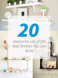 There should be two screws on. 20 Awesome List Of Diy Wall Shelves You Can Build Home Design Lover