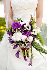 Blue purple cascading bouquet wedding favors repinned by www. 45 Trends For Purple And White Wedding Flower Arrangements Wedding Inspiration