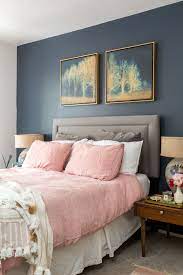 Boho Chic Navy And Pink Bedroom A Vintage Splendor At Home Pink Bedroom Design Pink Bedroom Decor Home Decor Bedroom