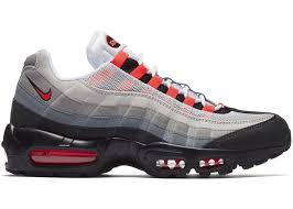 Nike Air Max 95 Og Solar Red 2018 In 2020 Sneakers Men Fashion Sneakers Men Women Sport Sneakers