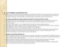 Akta kawalan harga 1946 akta kawalan bekalan 1961 akta timbang dan sukat 1972 akta sewa beli 1967 akta hak cipta 1987 akta jualan langsung 1993. Chapter 5 Issues In Consumerism Def An Organized