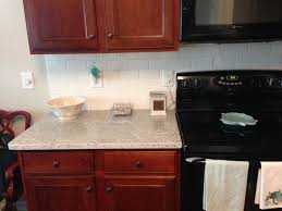 Best Light Granite For Traditional Cherry Cabinets Kashmir White Granite With Wh Cherry Cabinets Kitchen White Subway Tiles Kitchen Backsplash Cherry Cabinets
