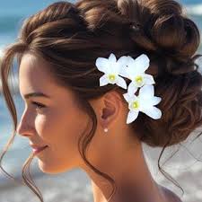 Queen Orchid Hawaiian Flower Hair Clip, Silk Flower Hair Clip, Bridal  Headpiece, Tropical Flower Hair Clip, Floral Fascinator Beach Wedding