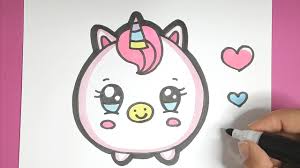 Kawaii baby hund selber malen einfach und süß. Kawaii Baby Einhorn Malen Einfach Und Suss Youtube