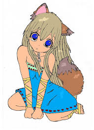 Cat people and a fox that is similar to inuyasha. Anime Coloring Pages Fox Coloring And Drawing