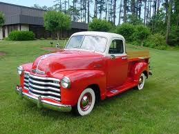 Image result for Red 1950 Truck