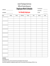 Manage homework assignments or group projects with an excel schedule template. Employee Schedule Template 5 Free Templates In Pdf Word Excel Download