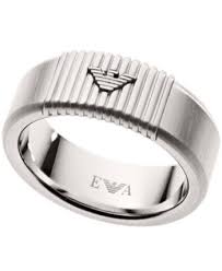 Armani Emporio Men S Stainless Steel Ring Band Reviews Rings Jewelry Watches Macy S In 2020 Mens Stainless Steel Rings Mens Accessories Jewelry Womens Jewelry Rings
