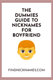 Unique yun boss, parang sayo ko pa lang narinig. 1000 Nicknames For Your Boyfriend Or Crush Find Nicknames