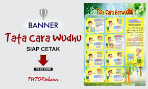 Dari humroon budak sahabat utsman bin affan adalah sebagai berikut : Banner Tata Cara Wudhu Format Coreldraw Free Cdr Siap Cetak Tutoriduan Com