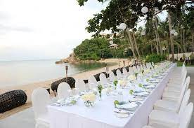 Banyan Tree Samui Koh Samui Wedding Koh Samui Wedding Poolside Wedding Reception Wedding Venues Beach