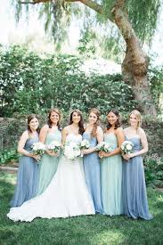 Sweetly Elegant Blue And White Wedding Wedding Bridesmaids Dresses Blue Mixed Blue Bridesmaid Dress Sage Bridesmaid Dresses