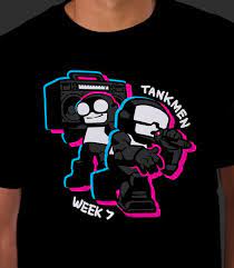 It stars a captain who is actually the new look of the tankmen on the newgrounds logo, and his comrade, steve, who looks like the old version of the tankman on the old newgrounds logo. Friday Night Funkin Tankmen Shark Robot