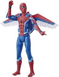 He includes several interchangeable accessories, including several pieces of webbing. Amazon Com Spider Man Far From Home Concept Series Glider Gear 6 Action Figure Toys Games
