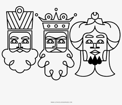 Reyes Magos Para Colorear Png