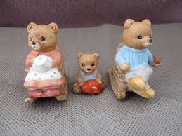 Mini Bear Figurines 1980 S Home Interior Vintage Sri Lanka Miniature Bears Figurine Rocking Chair Bears Ho Bear Figurine Collectible Dolls Small Figurines
