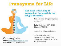 Yogic wisdom has been around since ancient civilizations. Pranayama For Life Creative Yatra