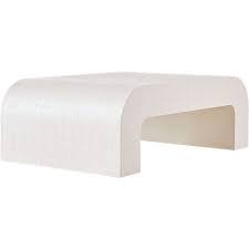 Horseshoe Ivory Lacquered Linen Coffee Table Reviews Cb2 Coffee Table Home Furnishing Accessories Concrete Coffee Table