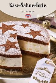 Winter Kase Sahne Torte Mit Birnen Rezept Weihnachtliche Kuchen Und Torten Kuchen Und Torten Rezepte Kuchen Und Torten