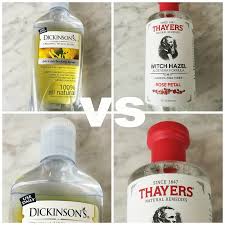I didn't want to blame it on this toner right away hoping that the acne was caused by something else. Best Witch Hazel Brand Thayers Or Dickinsons The Macho Mom